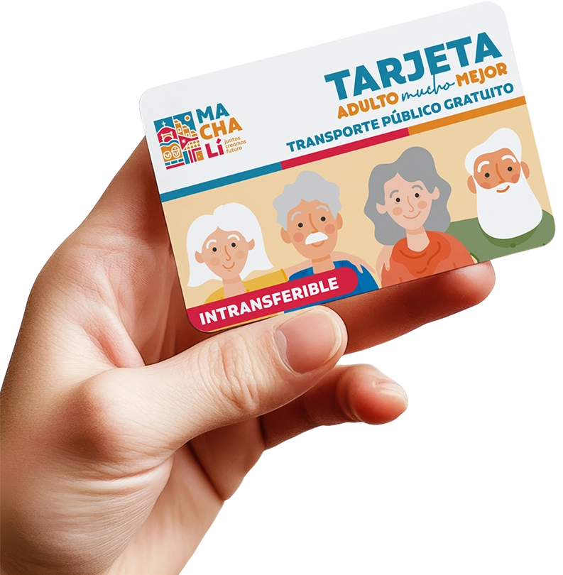 Tarjeta Adulto Mucho Mejor — transporte público gratuito
